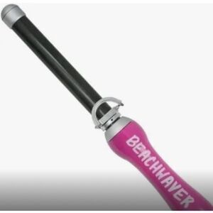 OG original beachwaver pro rotating styling curling iron pink wand Guc 1”barrel